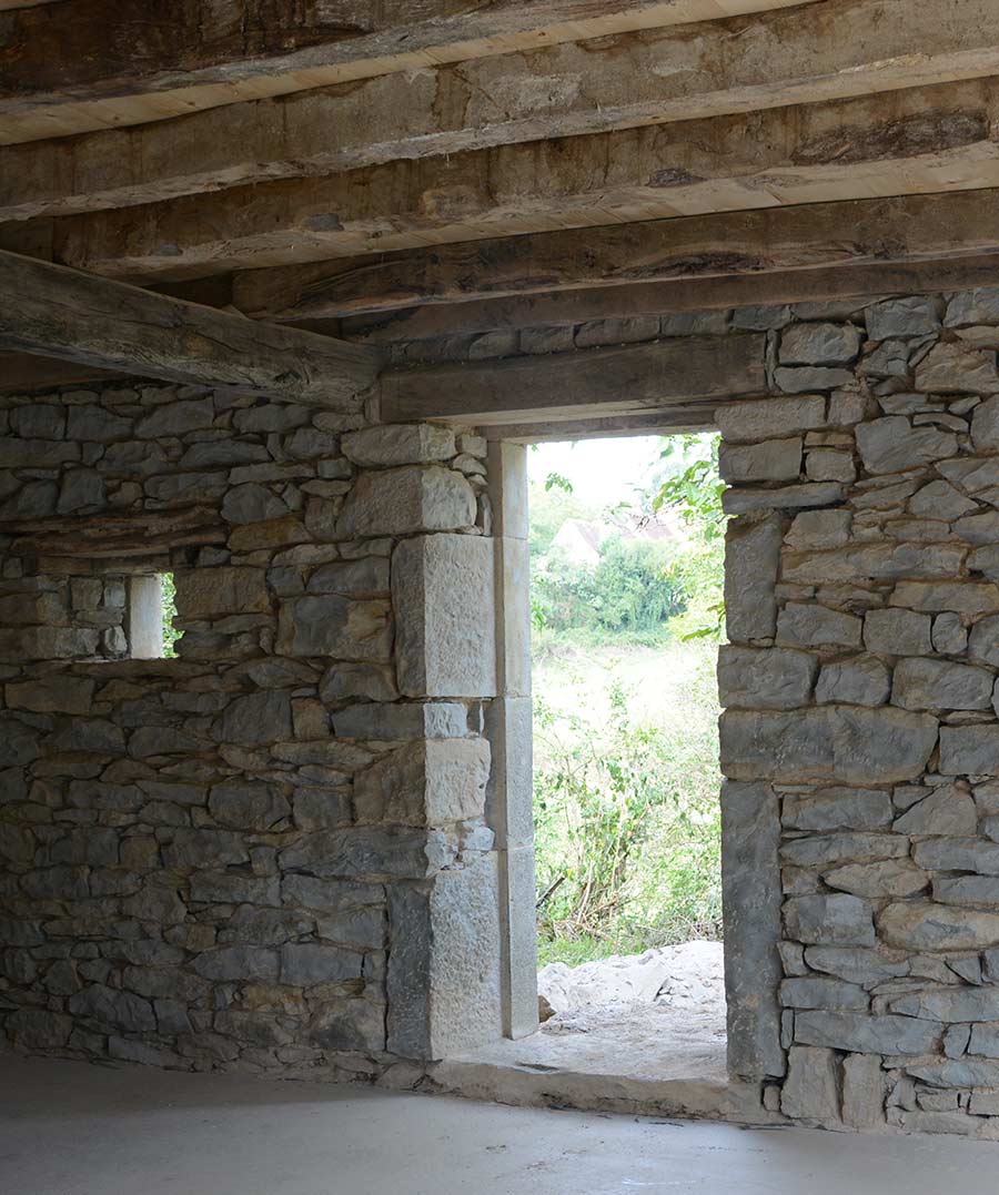 les travaux du gîte